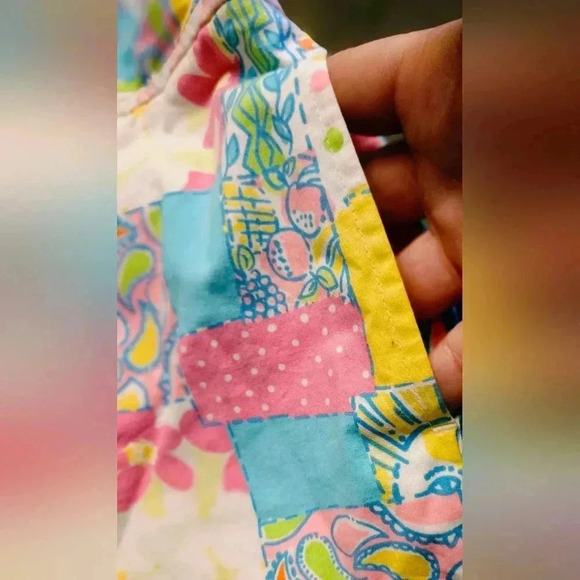 Lily Pulitzer Floral Palm Beach Fit Casual Shorts Sz 2 side& back Pocket - Picture 7 of 7